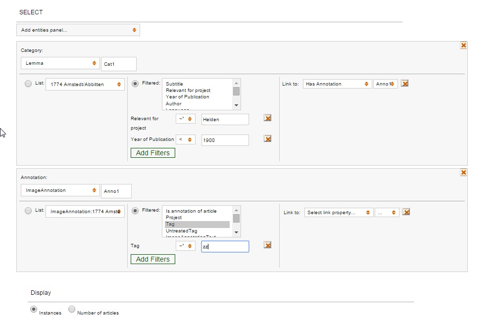 Give me all lemmata created before 1900 and relevant for project Helden und Denker, with a specified substring in Tag.